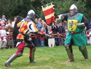 Knights in combat