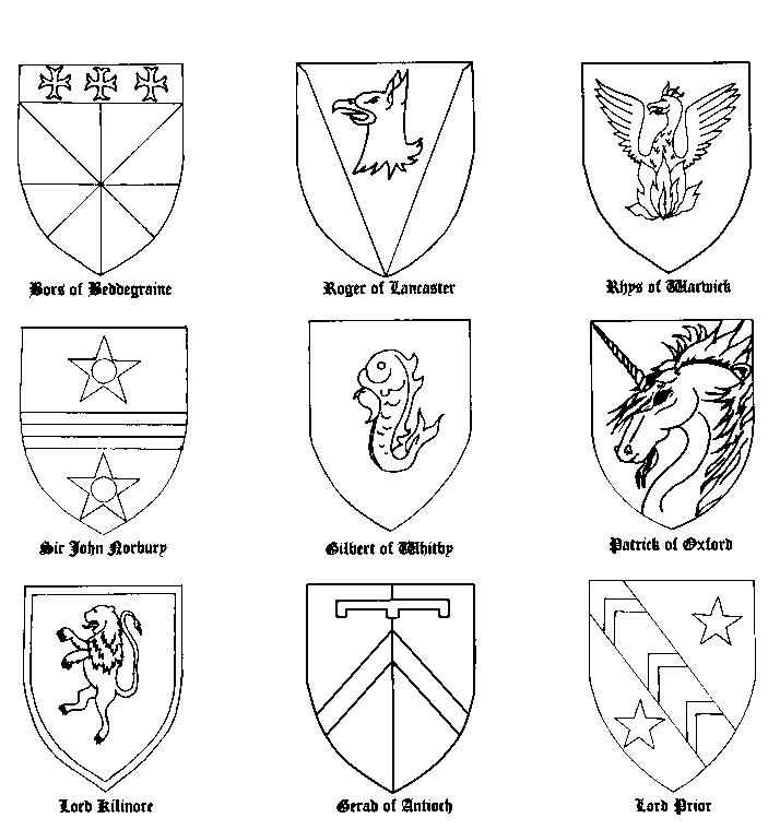 Heraldic Arms of the Medieval Combat Society