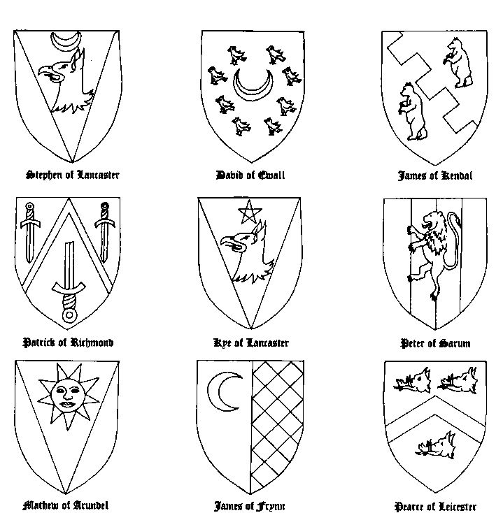 Heraldic Arms of the Medieval Combat Society